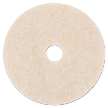 3M™ Ultra High-speed Topline Floor Burnishing Pads 3200, 20" Diameter, White-amber, 5-carton freeshipping - TVN Wholesale
